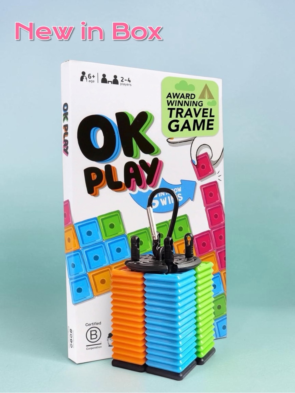 🎲 Big Potato Games OK Play Waterproof Travel Tile Game